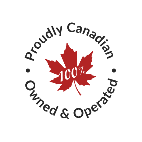 Proudly Canadian Badge - Full Colour